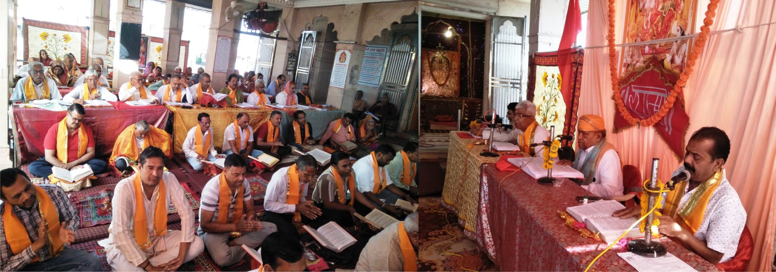 सामुहिक ’नवाह्नपारायण रामायण पाठ: मार्मिक प्रसंगों ने मानस प्रेमियों को किया भावविभोर