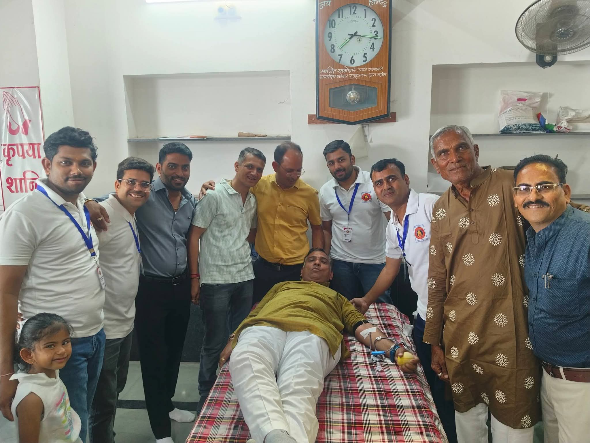 महावीर इंटरनेशनल एवं सांखला परिवार के तत्वावधान में 161 यूनिट रक्तदान,चपलोत ने किया 68 वीं बार रक्त दान