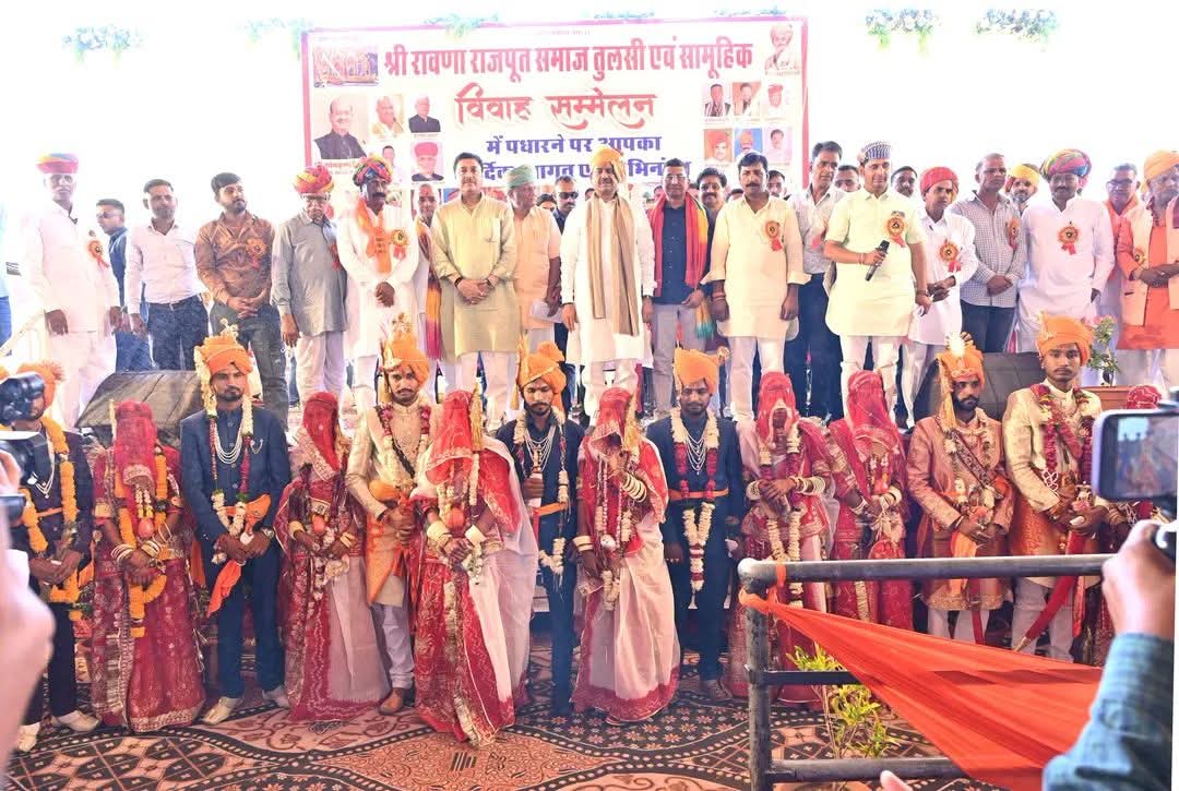 लोकसभा अध्यक्ष ने किए जोगणिया माता के दर्शन, विवाह सम्मेलन में नवदम्पत्तियों को दिया आशीर्वाद