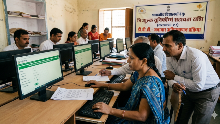राजकीय विद्यालयों के कक्षा 1 से 8 तक के विद्यार्थियों को मिलेगी यूनिफॉर्म सहायता राशि; जनाधार प्रमाणीकरण अनिवार्य
