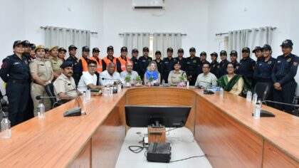 यूनिसेफ भारत की कंट्री हेड ने कालिका पेट्रोलिंग टीम को किया प्रोत्साहित कहा-आप है तो हम सभी सुरक्षित है