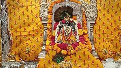 फतहनगर में द्वारिकाधीश के भव्य श्रृंगार के दर्शन, श्रद्धालुओं ने लिया लाभ