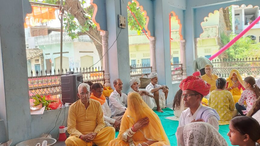अटाटीया (ओगणा) में श्रद्धा और भक्ति के साथ पांच कुंडीय गायत्री यज्ञ सम्पन्न