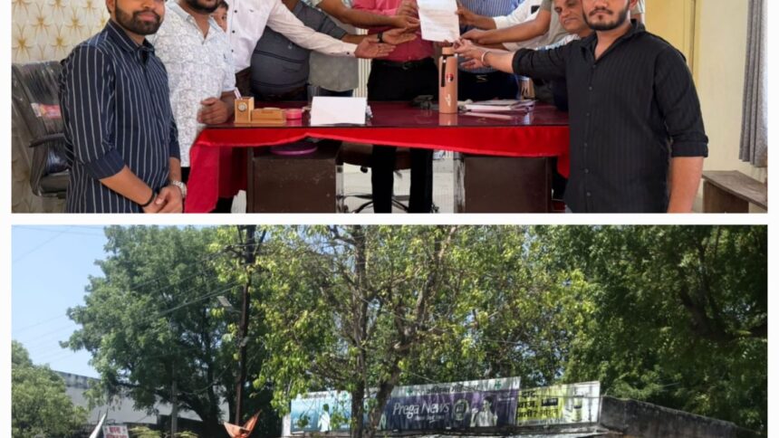 ऑनलाइन दवा बिक्री के विरोध में सनवाड–फतहनगर केमिस्टों का बंद, प्रधानमंत्री के नाम सौंपा ज्ञापन