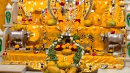 निर्जला एकादशी पर अखाड़ा मंदिर में भगवान सत्यनारायण का आलौकिक श्रृंगार, श्रद्धालुओं की उमड़ी आस्था