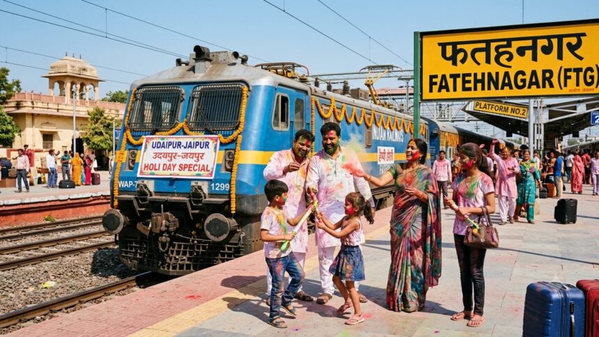 उदयपुर-जयपुर होली डे एक्सप्रेस के फतहनगर ठहराव की मांग ने पकड़ा जोर
