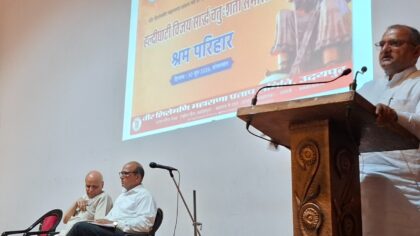 समाज में सकारात्मक विमर्श स्थापित करने वाले योद्धा बनें कार्यकर्ता — निम्बाराम