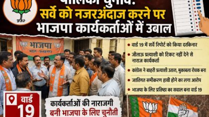 पालिका चुनाव: सर्वे को नजरअंदाज करने पर भाजपा कार्यकर्ताओं में उबाल
