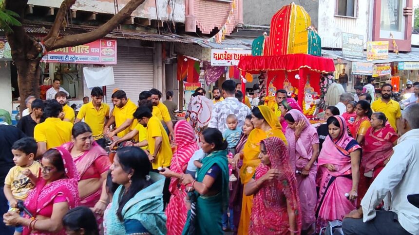 फ़तहनगर में श्रद्धा व उल्लास के साथ निकली भव्य जगन्नाथ रथयात्रा
