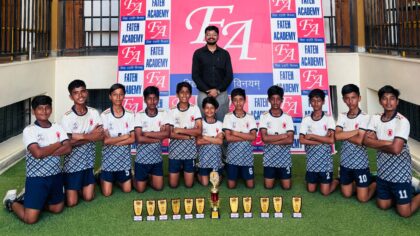 फतह एकेडमी जिला स्तरीय वॉलीबॉल प्रतियोगिता में उपविजेता