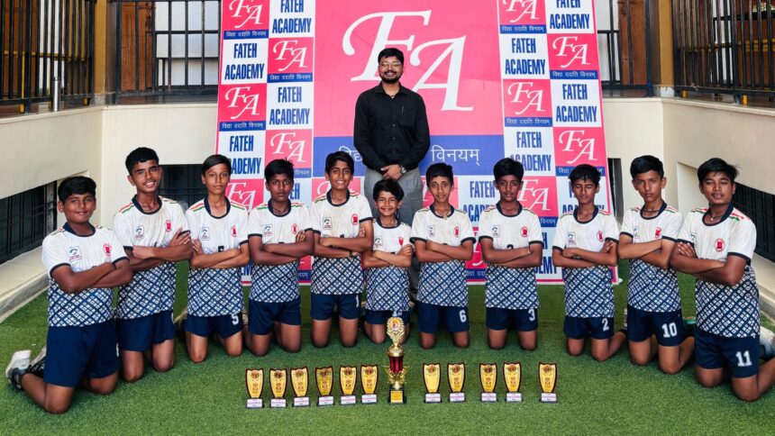 फतह एकेडमी जिला स्तरीय वॉलीबॉल प्रतियोगिता में उपविजेता