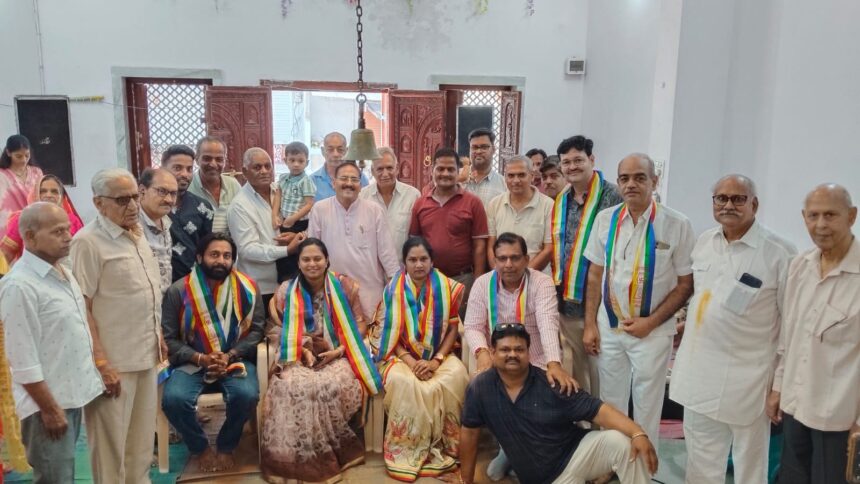 नवनिर्वाचित पालिका अध्यक्ष एवं उपाध्यक्ष का दिगंबर जैन समाज ने किया स्वागत