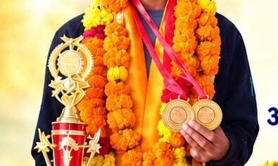 क्षेत्रीय एथलेटिक्स प्रतियोगिता में हिमांशी जाट ने जीते दो स्वर्ण पदक