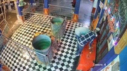नीलकंठ महादेव मंदिर राणेरा (ढूंढिया) में फिर चोरी, सीसीटीवी में कैद हुए तीन संदिग्ध